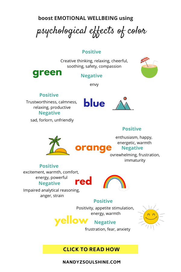 Psychological Effects of Color: How to Boost Emotional Health - Nandyz ...